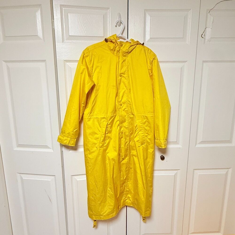 Outback Trading Co Pak-A-Roo 2406 Waterproof Windproof Duster Coat Yellow XS